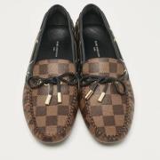 Pre-owned Coated canvas flats Louis Vuitton Vintage , Brown , Dames