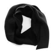 Zachte Gebreide Sjaal Le bonnet , Black , Heren