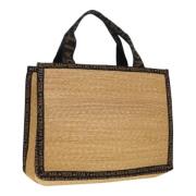 Pre-owned Fabric totes Fendi Vintage , Beige , Dames