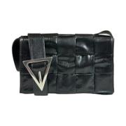 Pre-owned Leather clutches Bottega Veneta Vintage , Black , Dames