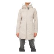 Beige Parka Trench Coat Dekker , Beige , Dames