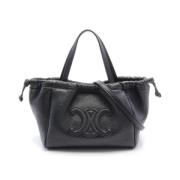 Pre-owned Leather celine-bags Celine Vintage , Black , Dames