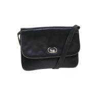 Pre-owned Leather celine-bags Celine Vintage , Black , Dames