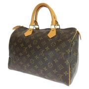 Pre-owned Canvas handbags Louis Vuitton Vintage , Brown , Dames