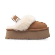 Gezellige Plateau Sandalen Funkette UGG , Beige , Dames