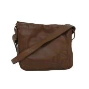 Pre-owned Leather shoulder-bags Loewe Pre-owned , Brown , Dames