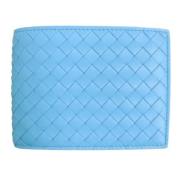 Pre-owned Leather wallets Bottega Veneta Vintage , Blue , Dames