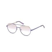 Metal Violet Zonnebril Bond Street Guess , Purple , Unisex