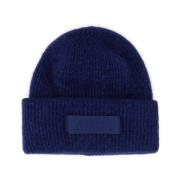 Blauwe Gros Grain Wollen Hoed Jacquemus , Blue , Unisex