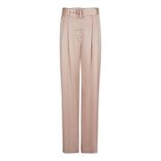 Zijden Tuck Broek met Bloemdetail Zimmermann , Brown , Dames