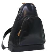 Pre-owned Leather gucci-bags Gucci Vintage , Black , Dames