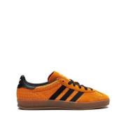 Oranje Sneakers Mesh Design Vetersluiting Adidas , Orange , Heren