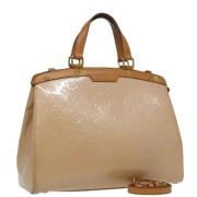 Pre-owned Leather louis-vuitton-bags Louis Vuitton Vintage , Beige , D...