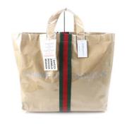 Pre-owned Plastic totes Gucci Vintage , Beige , Dames