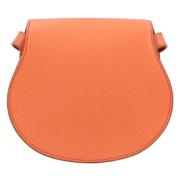 Leather shoulder-bags Chloé , Orange , Dames