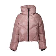 Oud Rose Parka Jas Krakatau , Pink , Dames