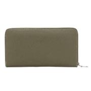 Pre-owned Leather wallets Celine Vintage , Green , Dames