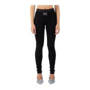 Zwarte Skinny Broek Ak0851 Acne Studios , Black , Dames