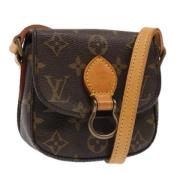 Pre-owned Canvas louis-vuitton-bags Louis Vuitton Vintage , Brown , Da...