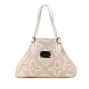 Pre-owned Canvas louis-vuitton-bags Louis Vuitton Vintage , Beige , Da...