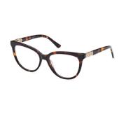 Bruine plastic monturen met UV-filter Guess , Brown , Dames