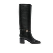 Zwarte Hoge Laars Triomf Stijl Celine , Black , Dames