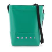 Gecoate Canvas Crossbody Tas Marni , Green , Heren