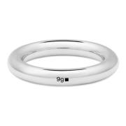 Elegante Gouden Bandring Le Gramme , Gray , Unisex