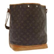 Pre-owned Canvas louis-vuitton-bags Louis Vuitton Vintage , Brown , Da...