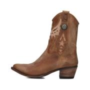 Bruine Suède Cowboylaarzen Model 18673 Sendra , Brown , Dames