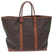 Pre-owned Canvas louis-vuitton-bags Louis Vuitton Vintage , Brown , Da...