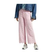 Pastelroze Dory Broek Pepe Jeans , Pink , Dames