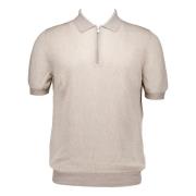 Beige Polo Shirt Gran Sasso , Beige , Heren