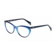 Blauwe Kunststof Frames met Wijzerplaat Police , Blue , Dames