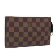 Pre-owned Canvas pouches Louis Vuitton Vintage , Brown , Dames