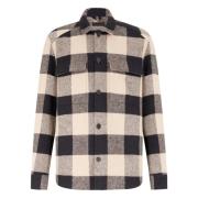 Heren Overshirt Zwart Shirt Drykorn , Multicolor , Heren