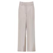 Wijde Maddeline Broek Gustav , Beige , Dames