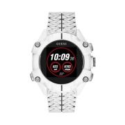 Digitaal Hars Horloge Wit Zwart Guess , White , Heren