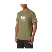 Grafisch Groen T-shirt Helly Hansen , Green , Heren