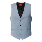 Stijlvolle Mouwloze Vest voor Mannen Hugo Boss , Blue , Heren