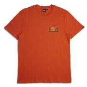 Bolter Tee Grijs Street Style Shirt Deus Ex Machina , Orange , Heren