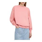 Dames Sweatshirt met Klein Logo Hugo Boss , Pink , Dames