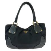 Pre-owned Canvas prada-bags Prada Vintage , Black , Dames