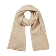 Berk Gebreide Sjaal - Slfmaline Collectie Selected Femme , Beige , Dam...