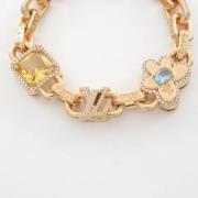 Pre-owned Metal bracelets Louis Vuitton Vintage , Yellow , Dames