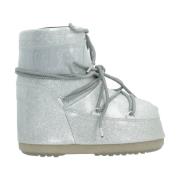 Iconische Winterlaarzen Laag Glit Stijl Moon Boot , Gray , Dames