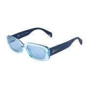 Blauwe Acetaat UV-filter Zonnebril Police , Blue , Dames