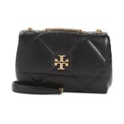 Zwarte schoudertas met kettingriem Tory Burch , Black , Dames