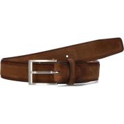 Heren Leren Riem Cognac Magnanni , Brown , Heren