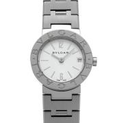 Pre-owned Stainless Steel watches Bvlgari Vintage , White , Dames